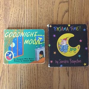 Two board books: Good Night, Moon; Pajama Time